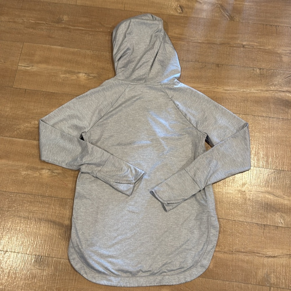 Athleta Cowl Neck Grey Hoodie Size Medium - Picture 5 of 9